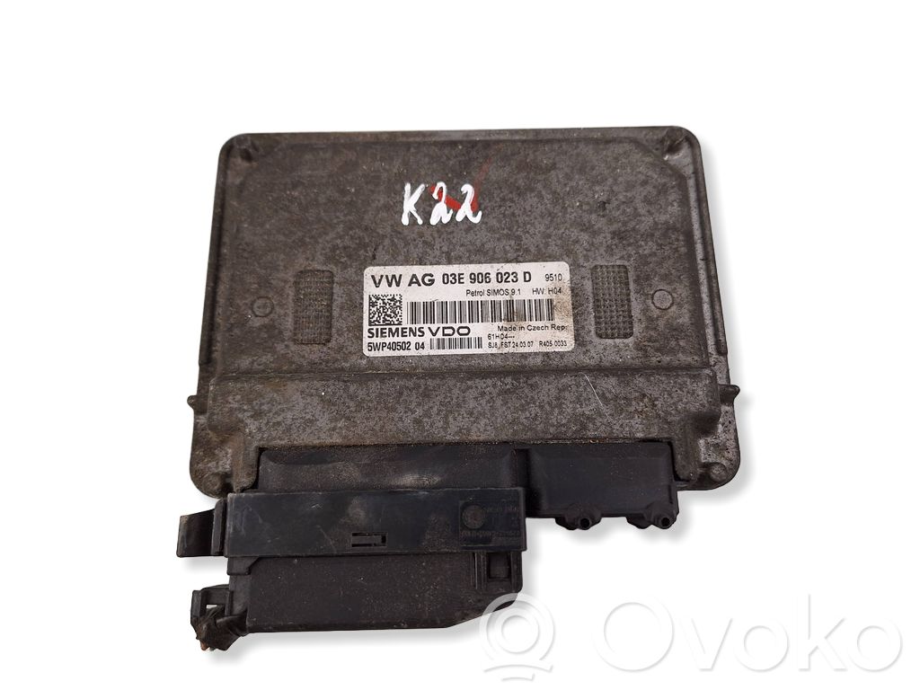 Volkswagen Polo IV 9N3 Sterownik / Moduł ECU 
