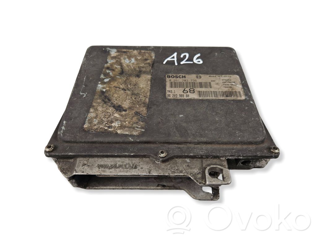 Citroen Saxo Engine control unit/module 