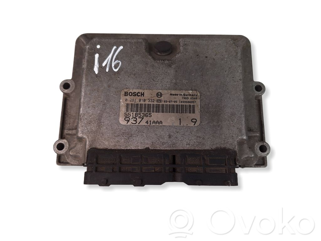 Alfa Romeo 147 Engine control unit/module 