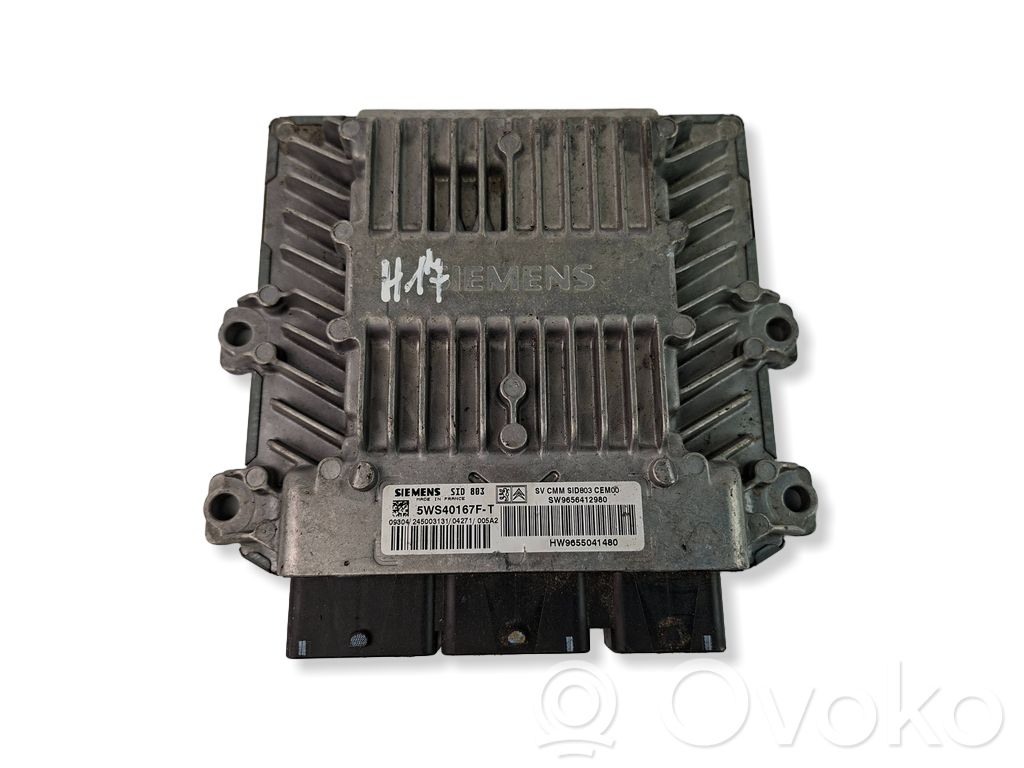 Peugeot 407 Engine control unit/module 