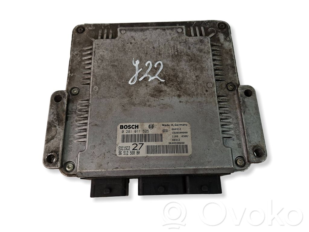 Peugeot 206 Engine control unit/module 