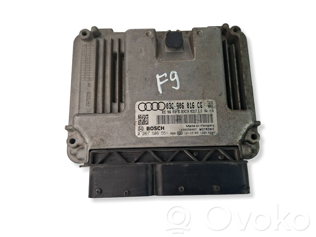 Engine control unit/module   03C906016CG,0261S06551,1039S58467