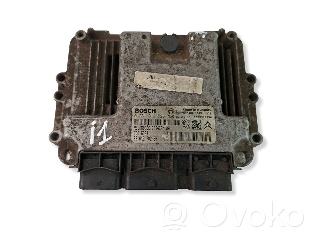 Peugeot 206 Engine control unit/module 