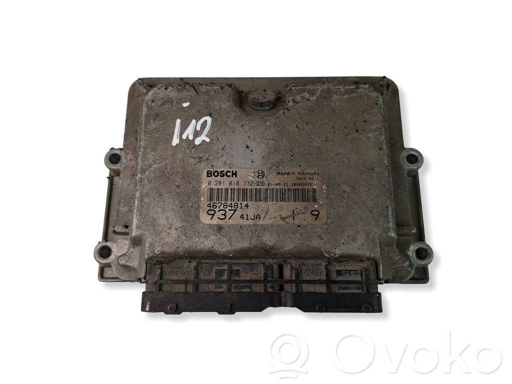 Alfa Romeo 147 Engine control unit/module 