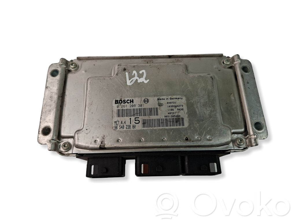 Engine control unit/module   9654823880,0261208301,9651385480