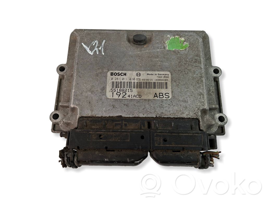 Fiat Stilo Engine control unit/module 