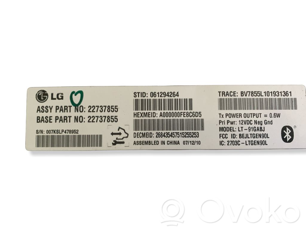 Bluetooth modulis   061294264,22737855