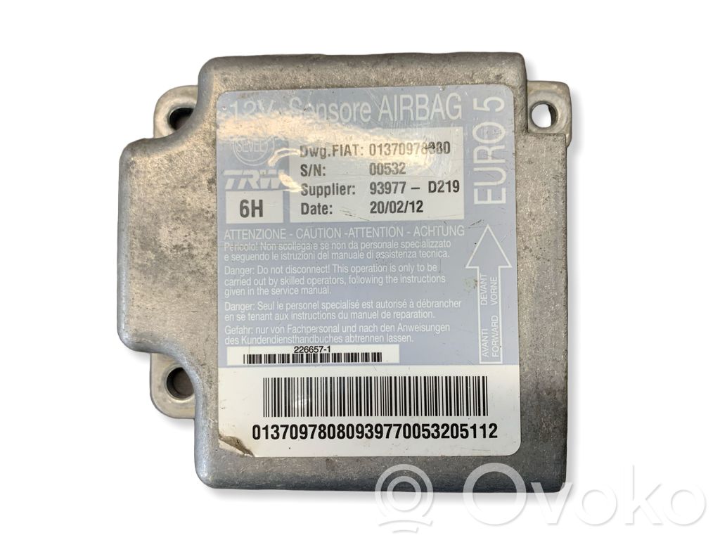 Fiat Ducato Airbag control unit/module 