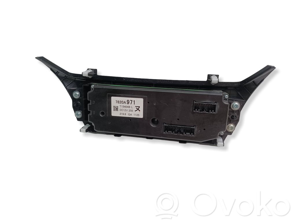 Mitsubishi Eclipse Cross Console centrale, commande chauffage/clim 