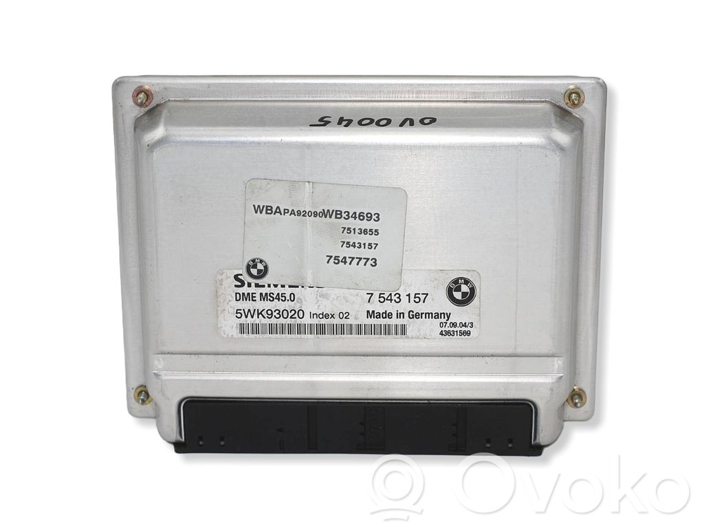BMW X3 E83 Engine control unit/module 