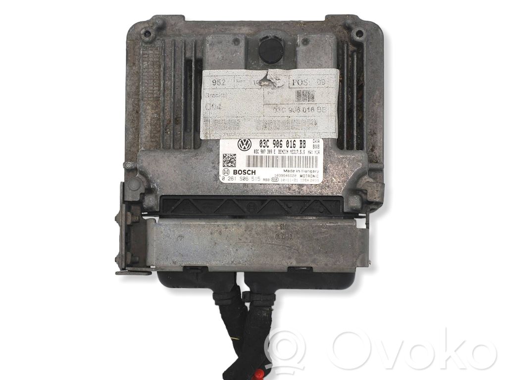 Volkswagen Eos Engine ECU kit and lock set 