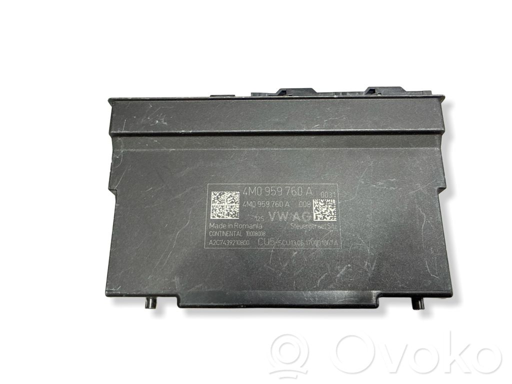 Audi S5 F5 Module de commande de siège 