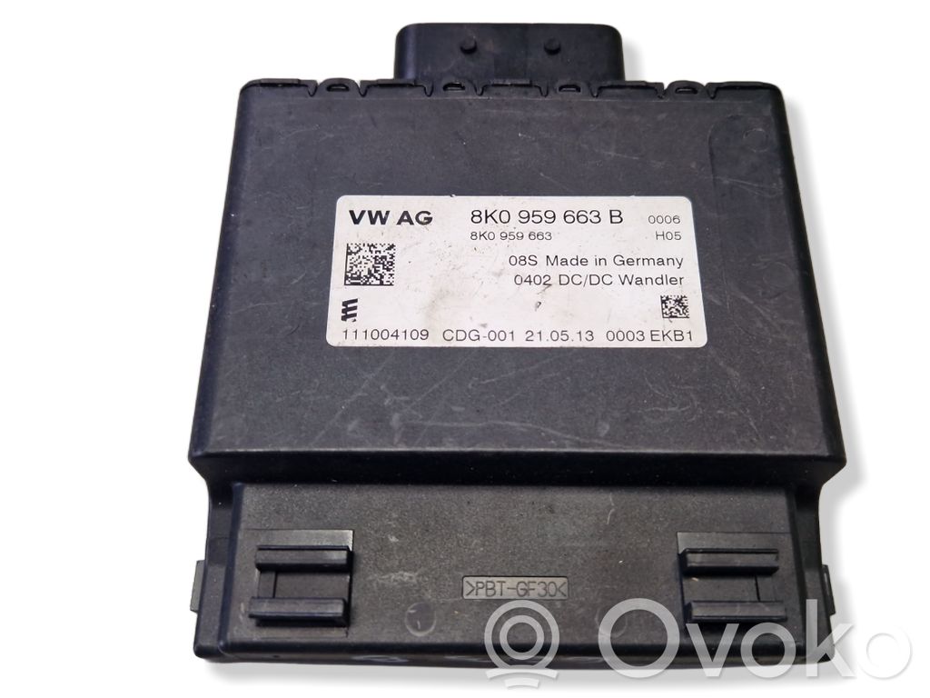 Autres unités de commande / modules   8K0959663,8K0959663B
