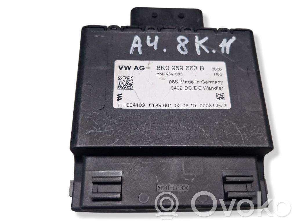 Autres unités de commande / modules   8K0959663,111004109,8K0959663B