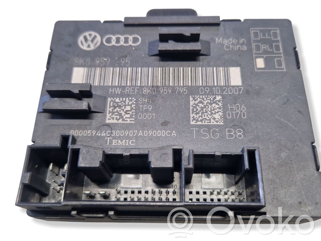 Unité de commande module de porte   8K0959795,09102007