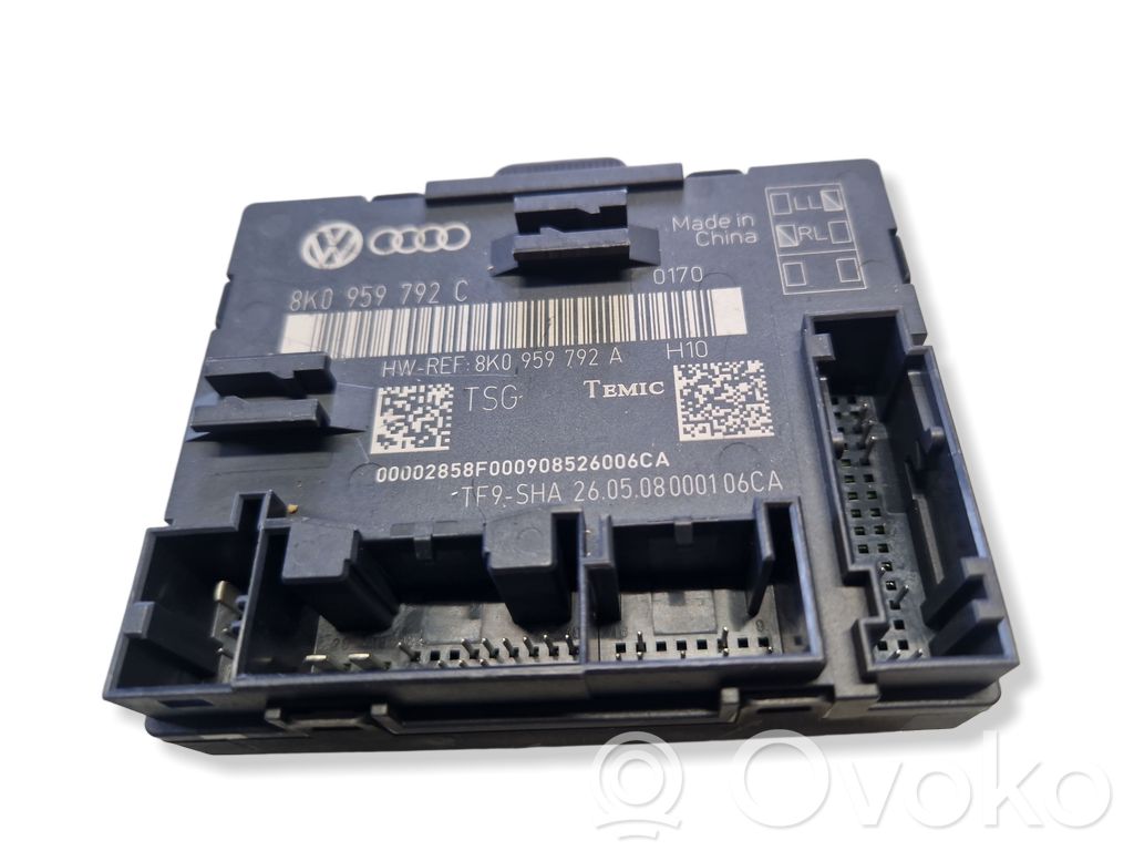 Door control unit/module   8K0959792,00002858E0,8K0959792C