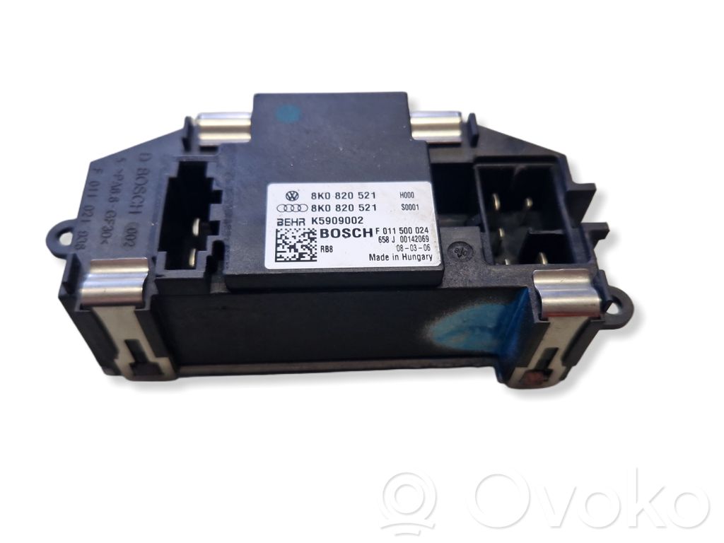 Audi A4 S4 B8 8K Motor aerotermă/rezistor ventilator 