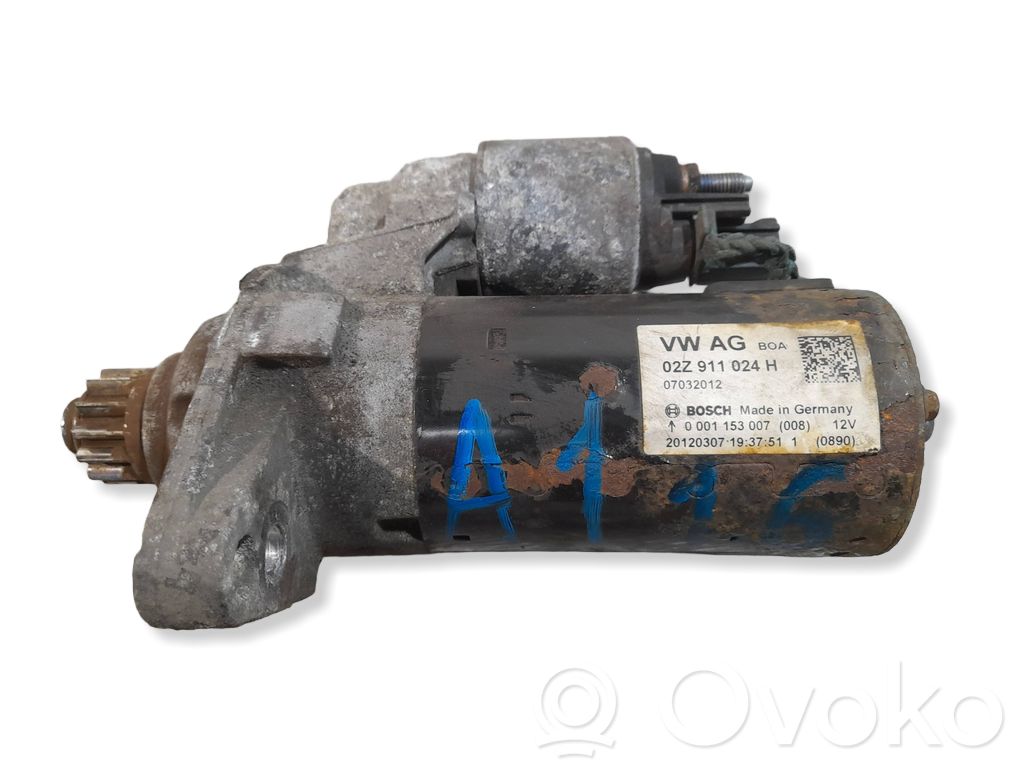 Motor de arranque   02Z911024H,07032012,0001153007