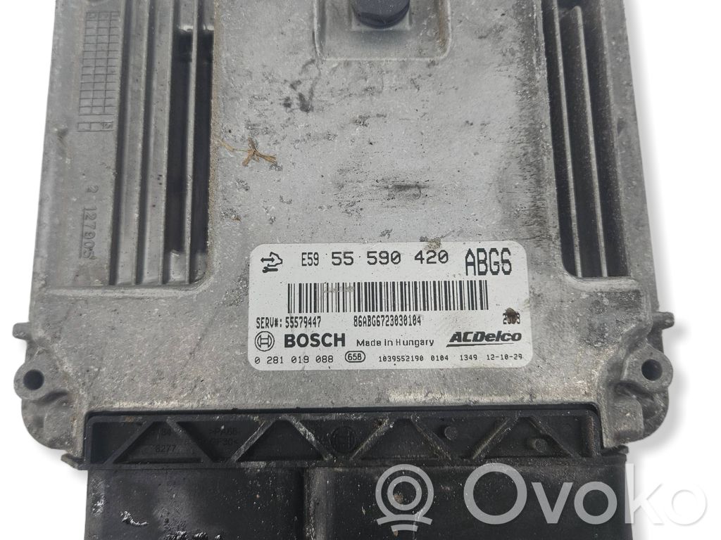 Engine control unit/module   55590420,55579447,0281018088