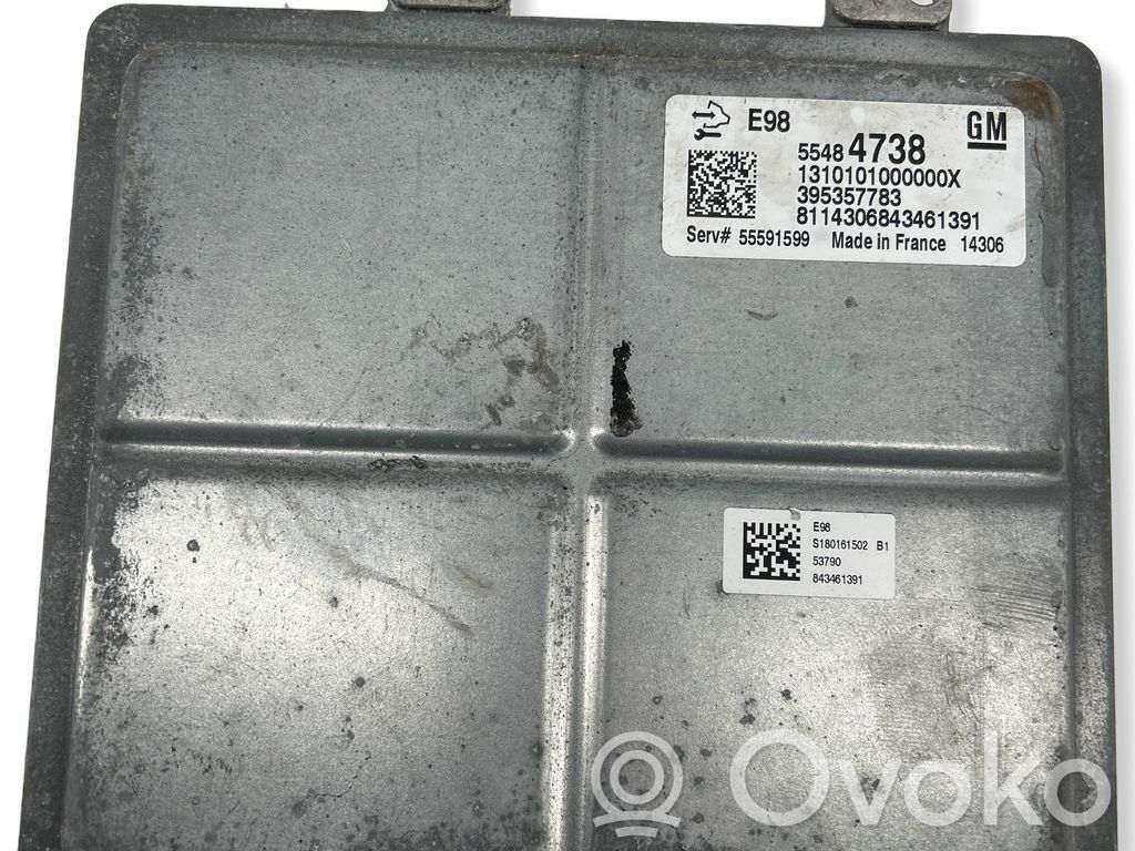 Opel Astra J Engine control unit/module 