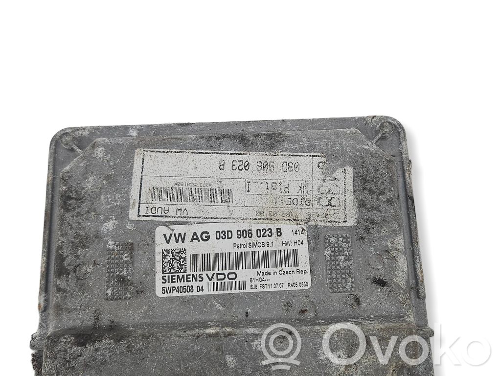 Engine control unit/module   03D906023B,5WP4050804