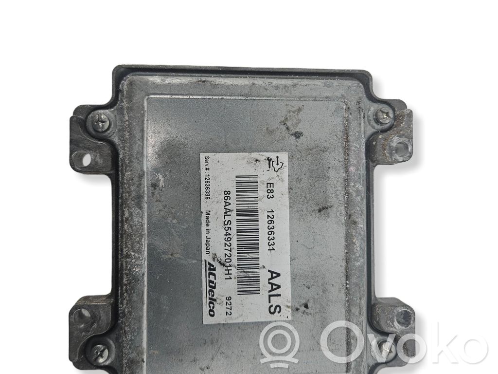 Opel Meriva B Engine control unit/module 