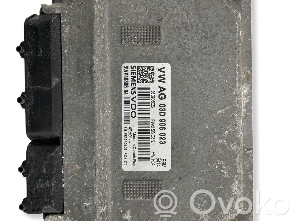 Engine control unit/module   03D906023,5WP4080604