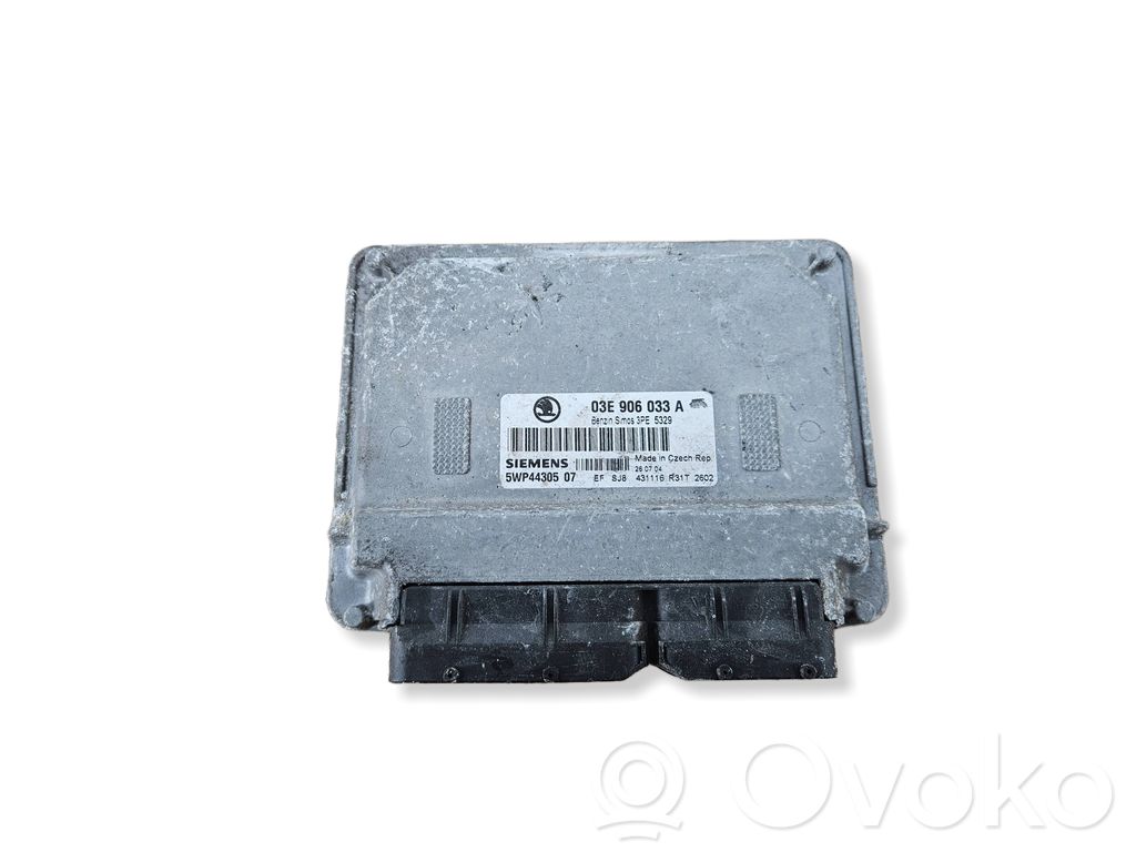 Engine control unit/module   03E906033A,3PE5329,5WP4430507
