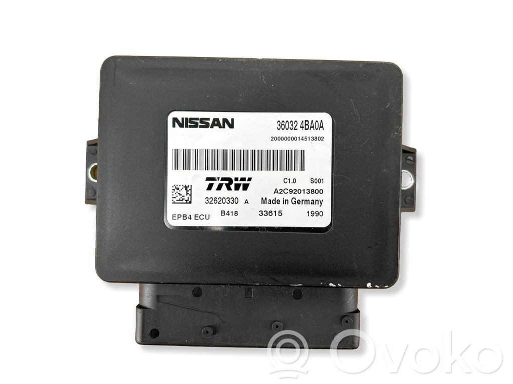 Nissan Qashqai Module de commande de frein à main 