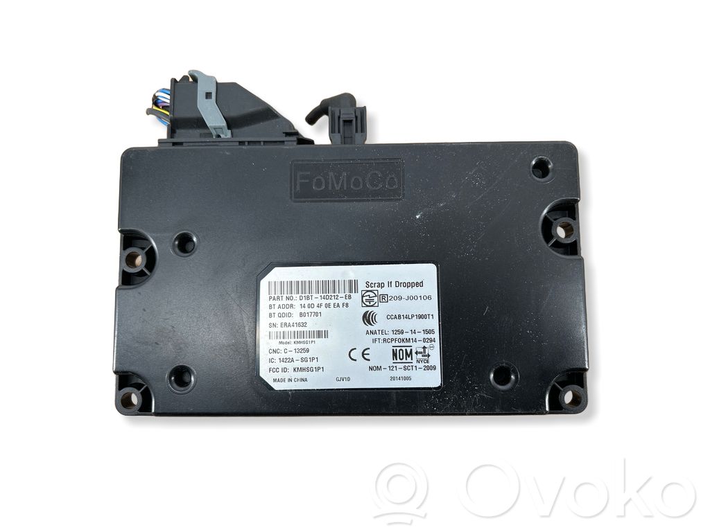 Ford Fiesta Bluetooth control unit module 