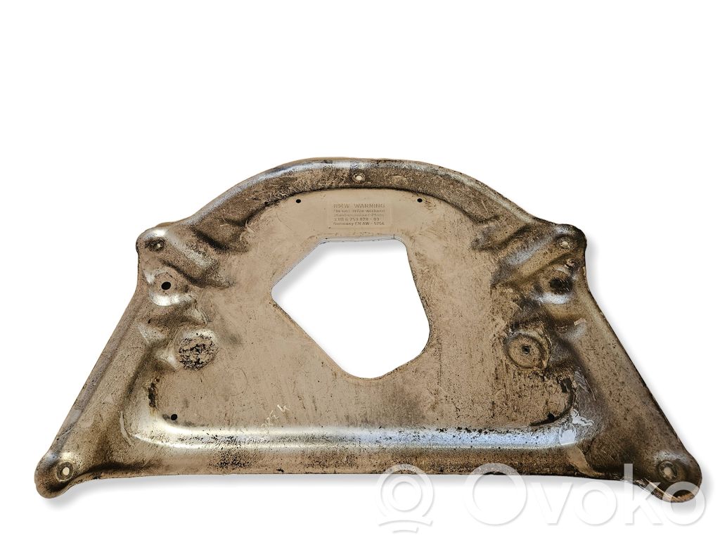 BMW 5 E60 E61 Placa protectora/protector antisalpicaduras motor 