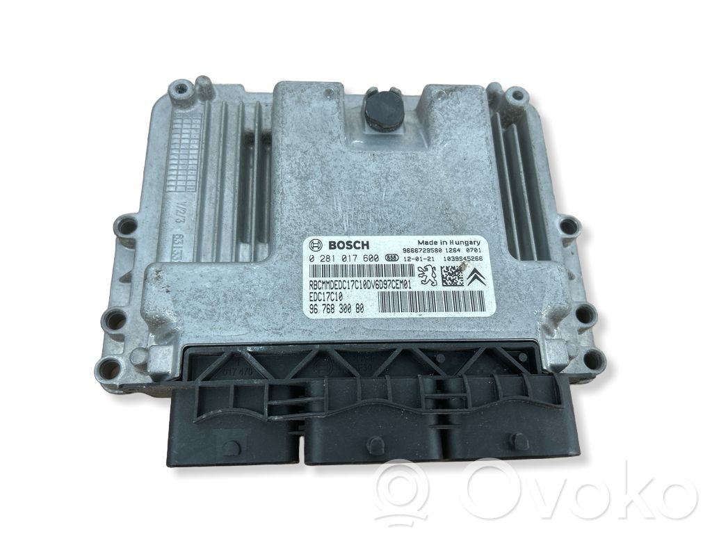 Engine control unit/module   9666729580,0281017600,068300803