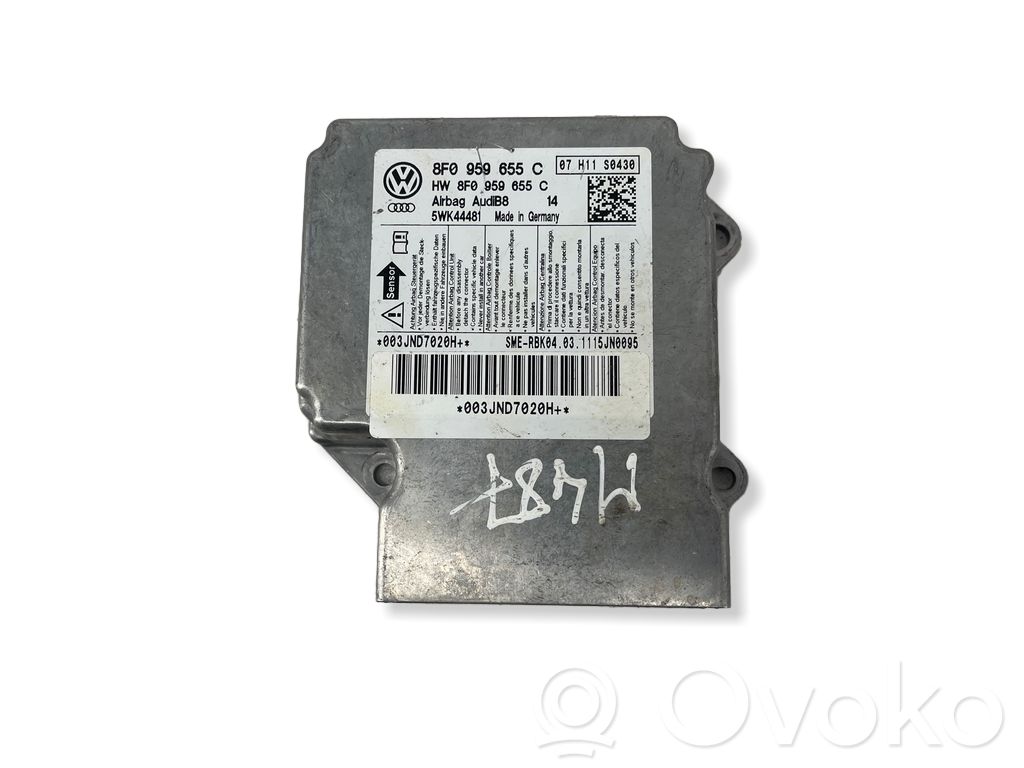 Audi A5 8T 8F Airbag control unit/module 