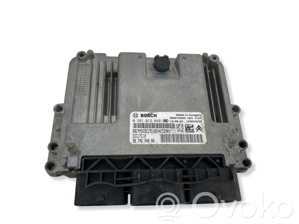 Peugeot 308 Engine control unit/module 