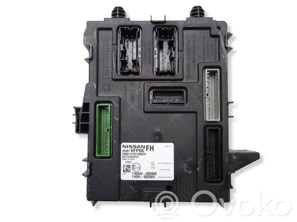 Nissan Qashqai J12 Sterownik / Moduł komfortu 