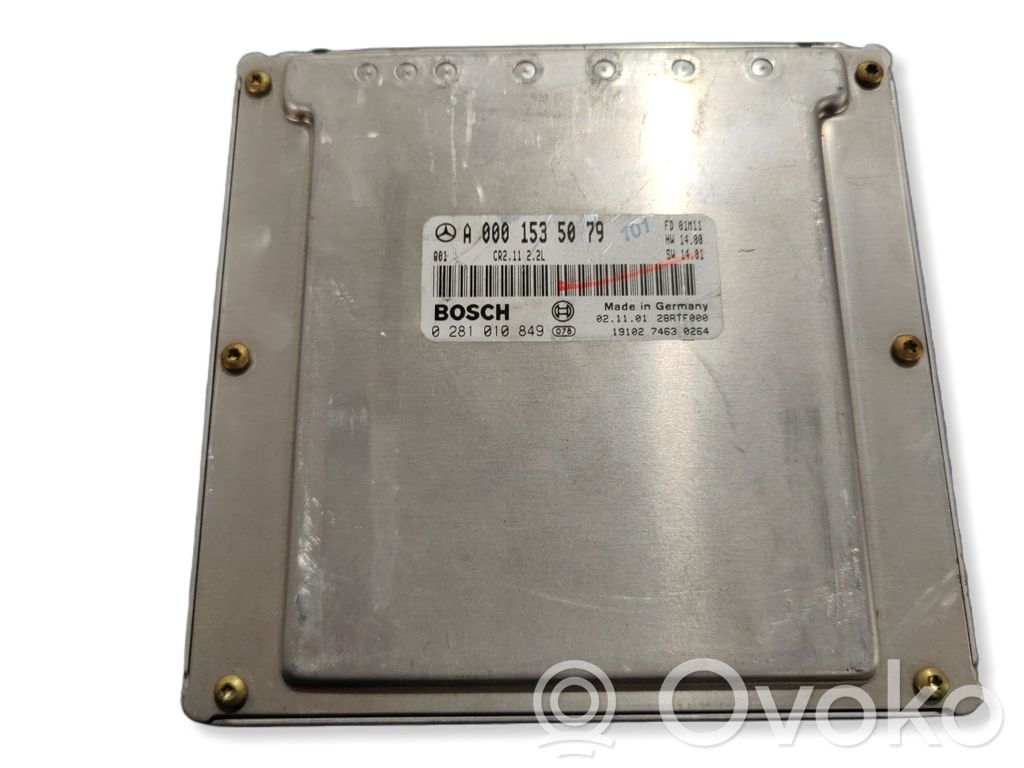 Sterownik / Moduł ECU   28RTE000,A0001535079,0281010849,0001535079