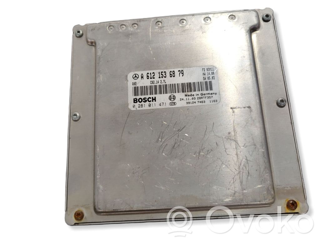 Mercedes-Benz CLK A209 C209 Engine control unit/module 