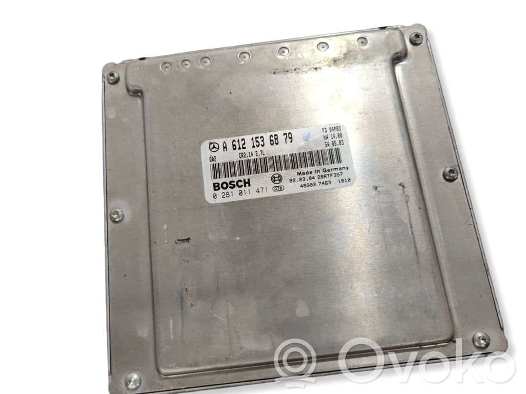 Mercedes-Benz CLK A209 C209 Engine control unit/module 