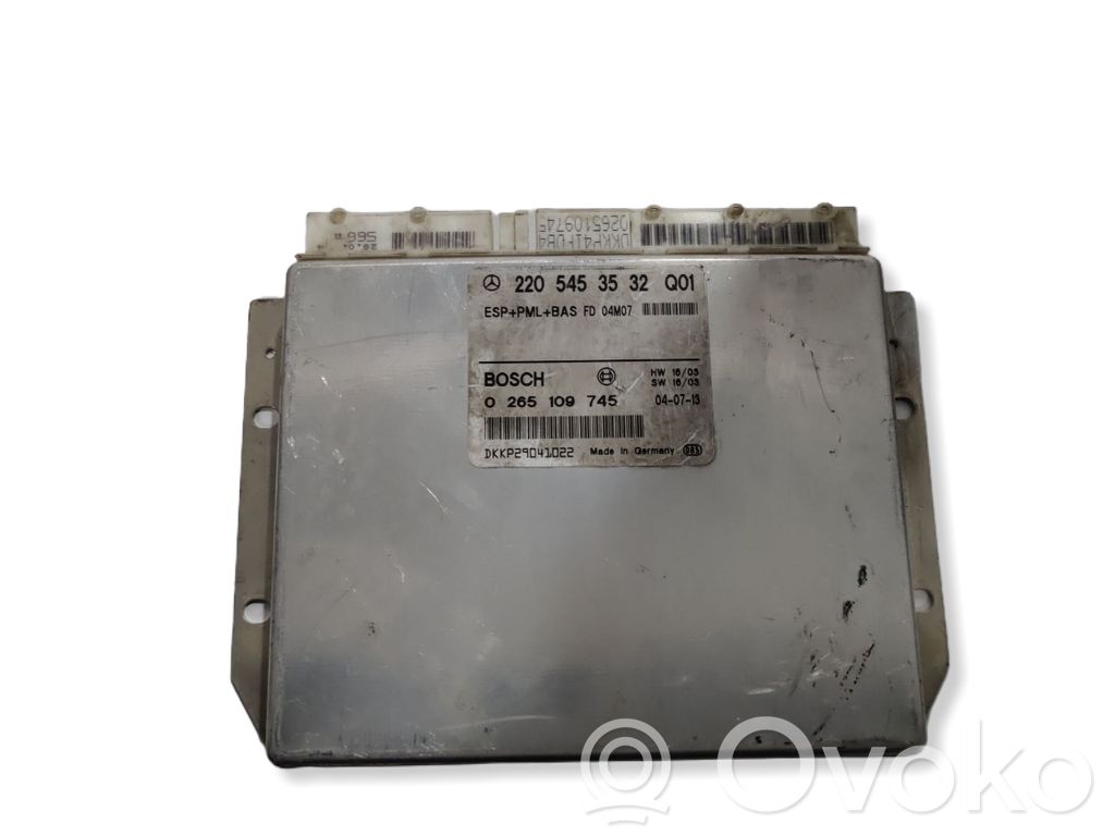 Moduł / Sterownik ESP   2205453532,0265109745,A2205453532