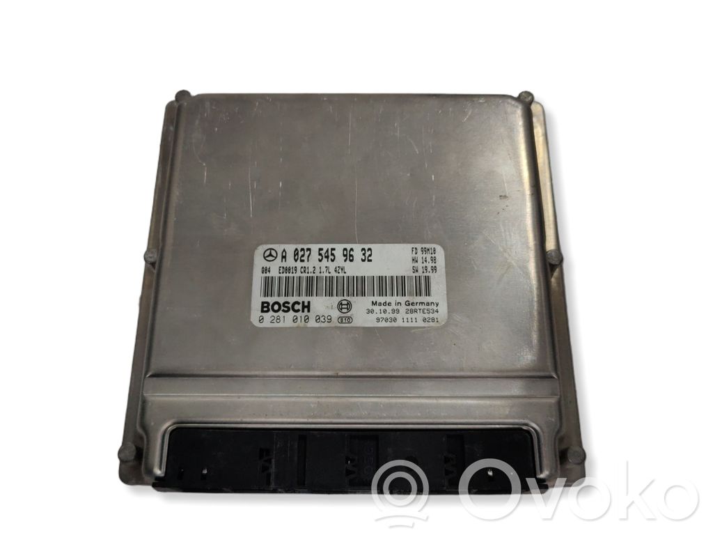 Mercedes-Benz A W168 Engine control unit/module 