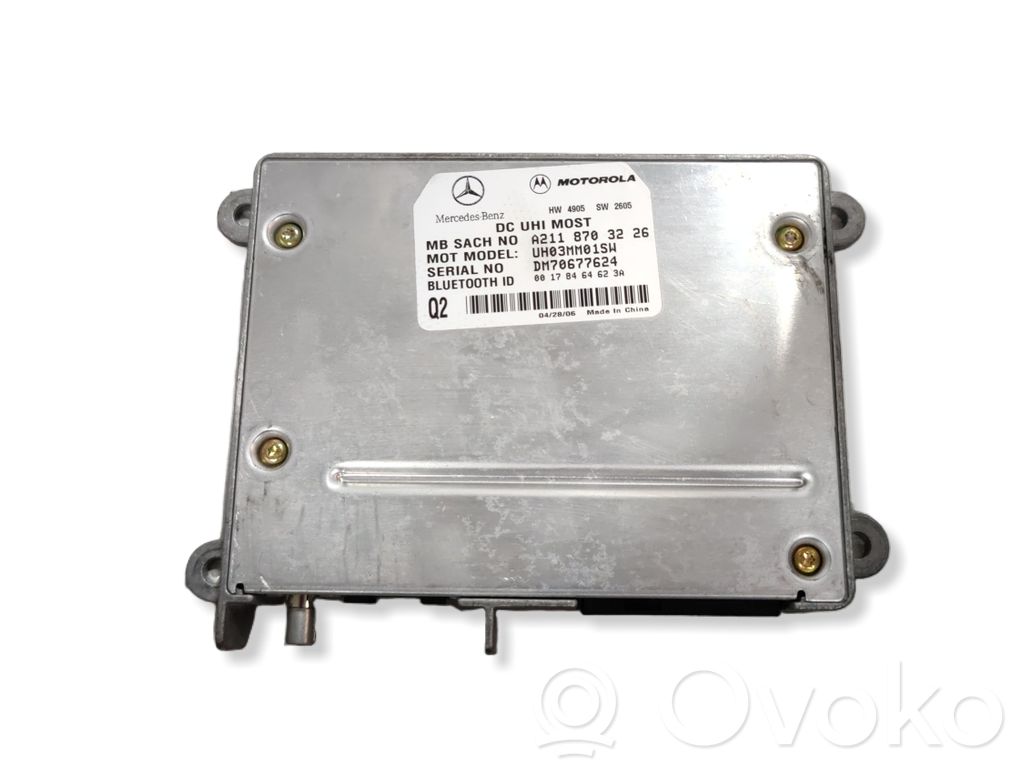 Mercedes-Benz ML W164 Modul unitate control Bluetooth 