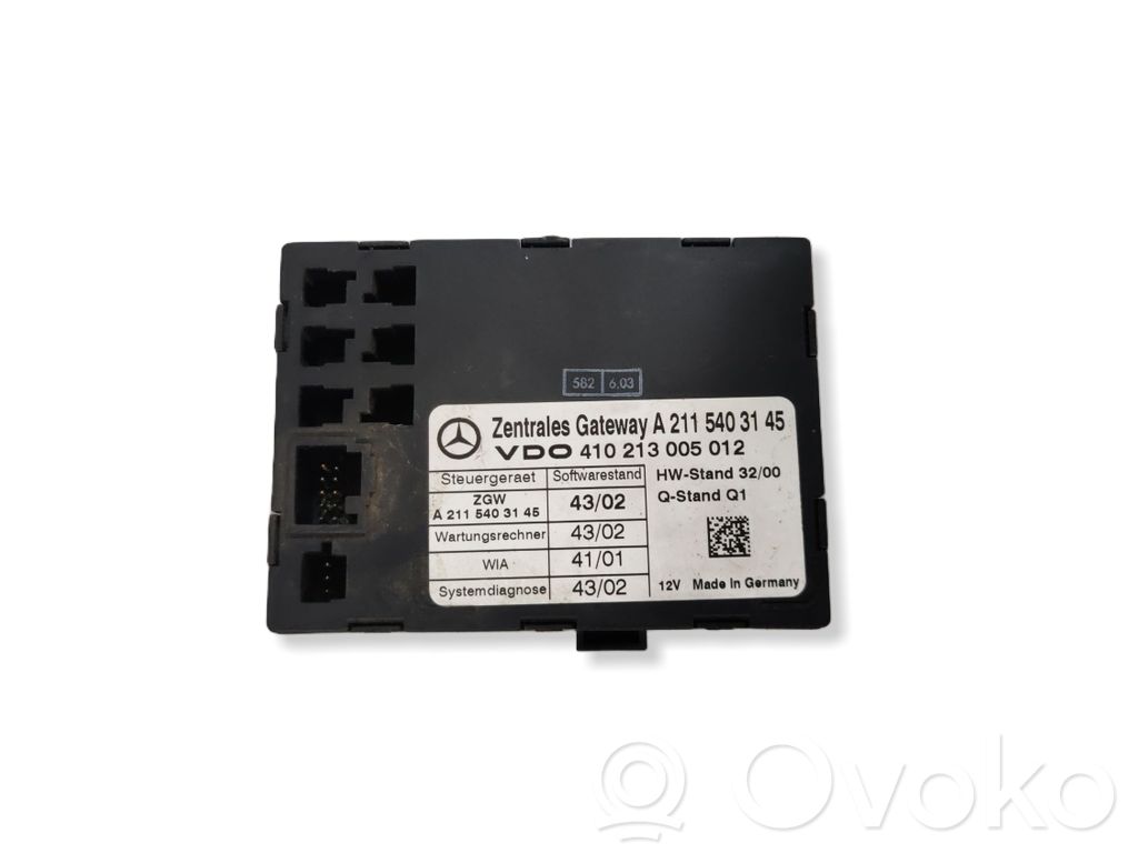 Gateway control module   A2115403145,2115403145