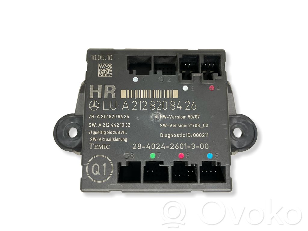 Mercedes-Benz E W212 Door control unit/module 