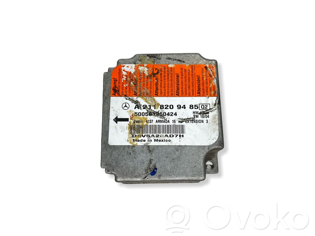 Mercedes-Benz E W211 Airbag control unit/module 