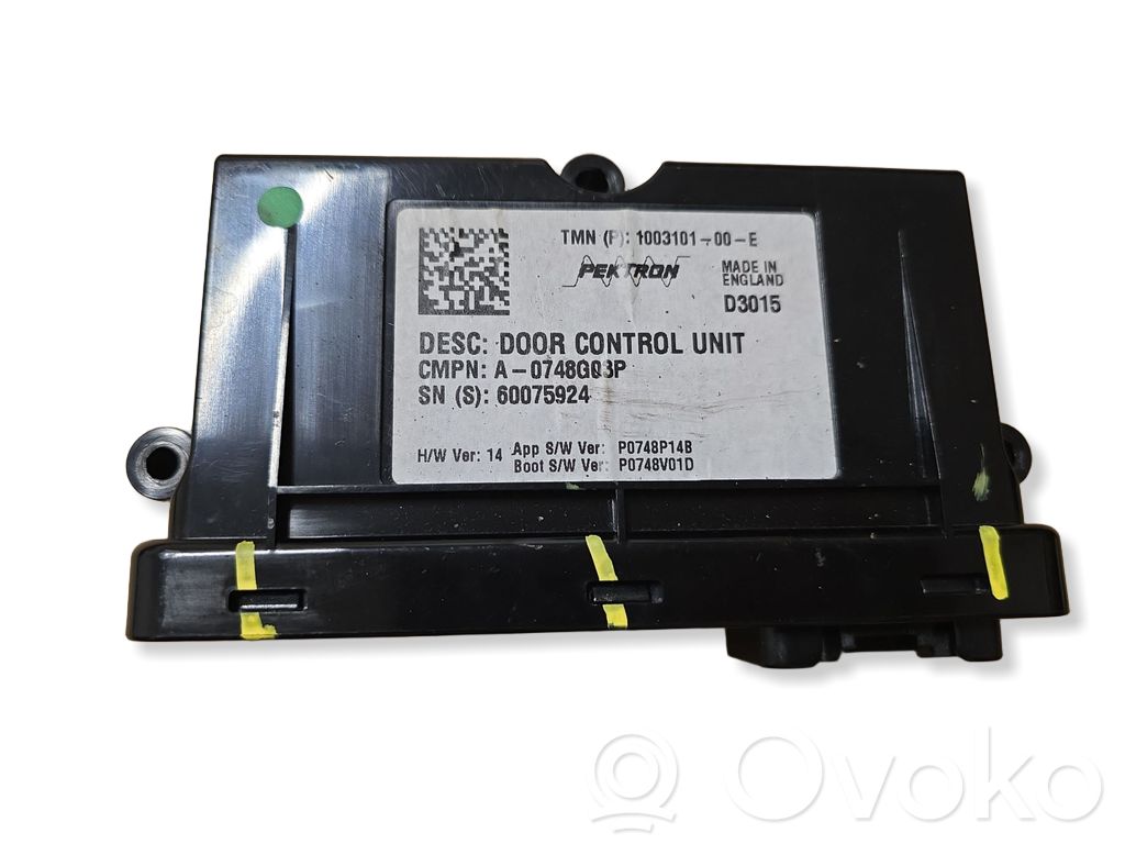 Tesla Model S Unité de commande module de porte 