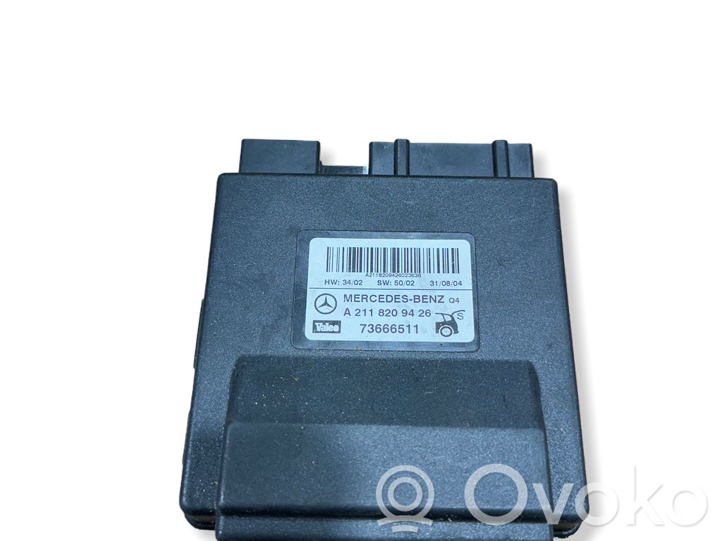 Mercedes-Benz E W211 Tailgate/trunk control unit/module 