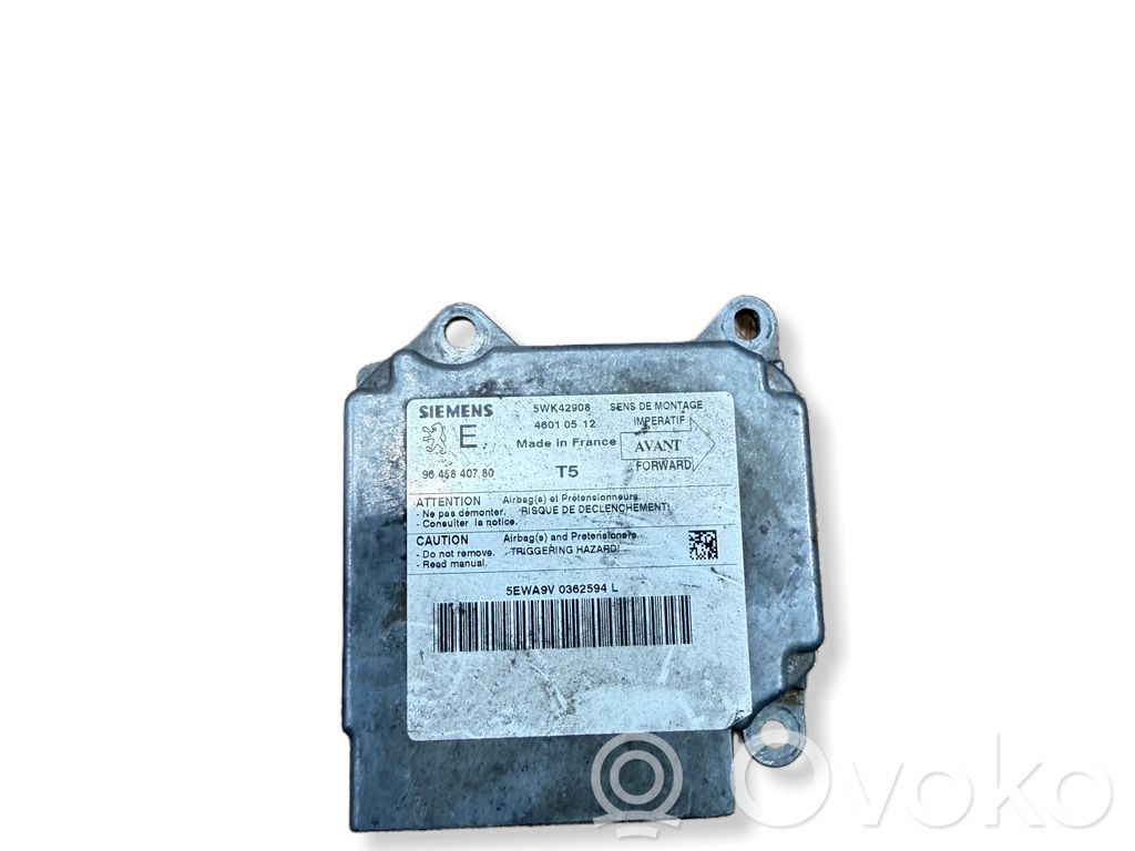 Airbag control unit/module   5WK42908,9645840780