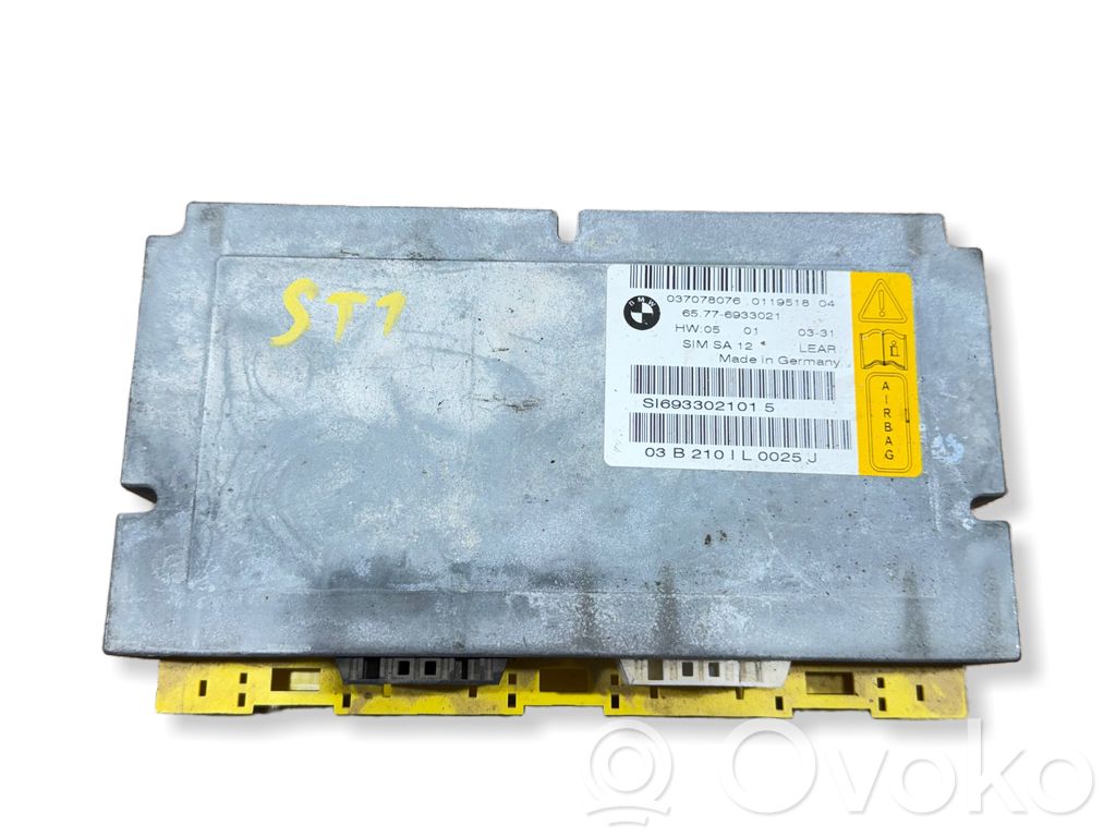 BMW 7 E65 E66 Unidad de control/módulo del Airbag 
