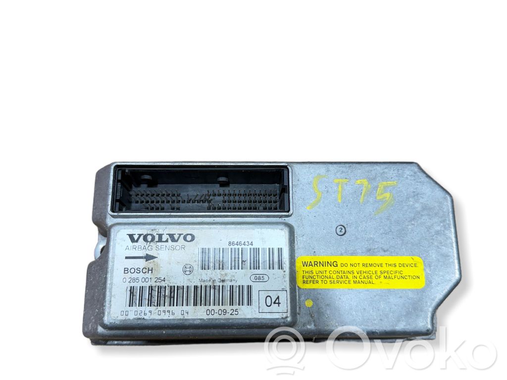 Airbag control unit/module   8646434,0285001254,000269099604