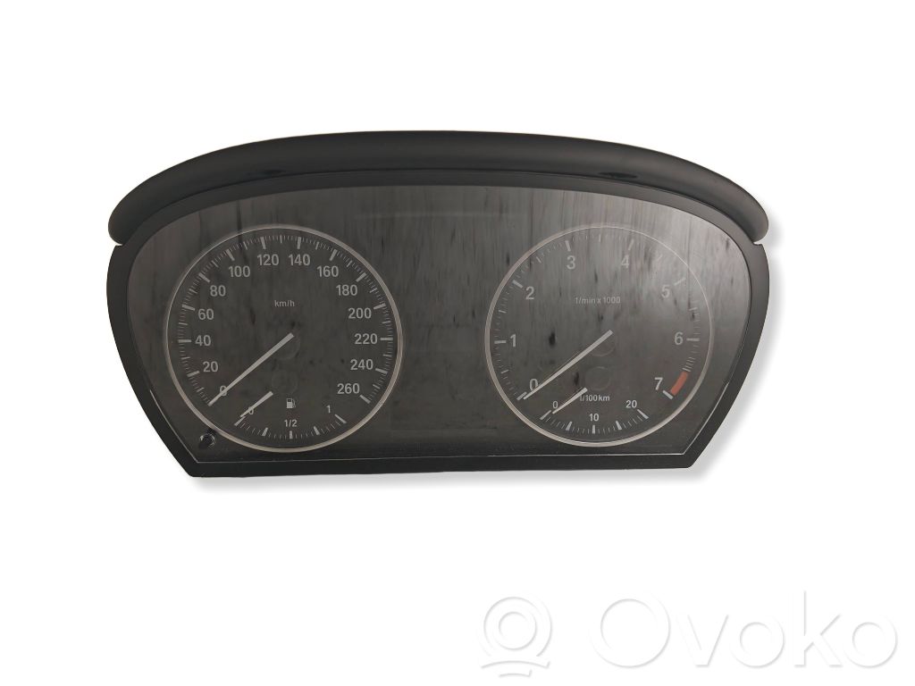 BMW 3 E90 E91 Spidometrs (instrumentu panelī) 
